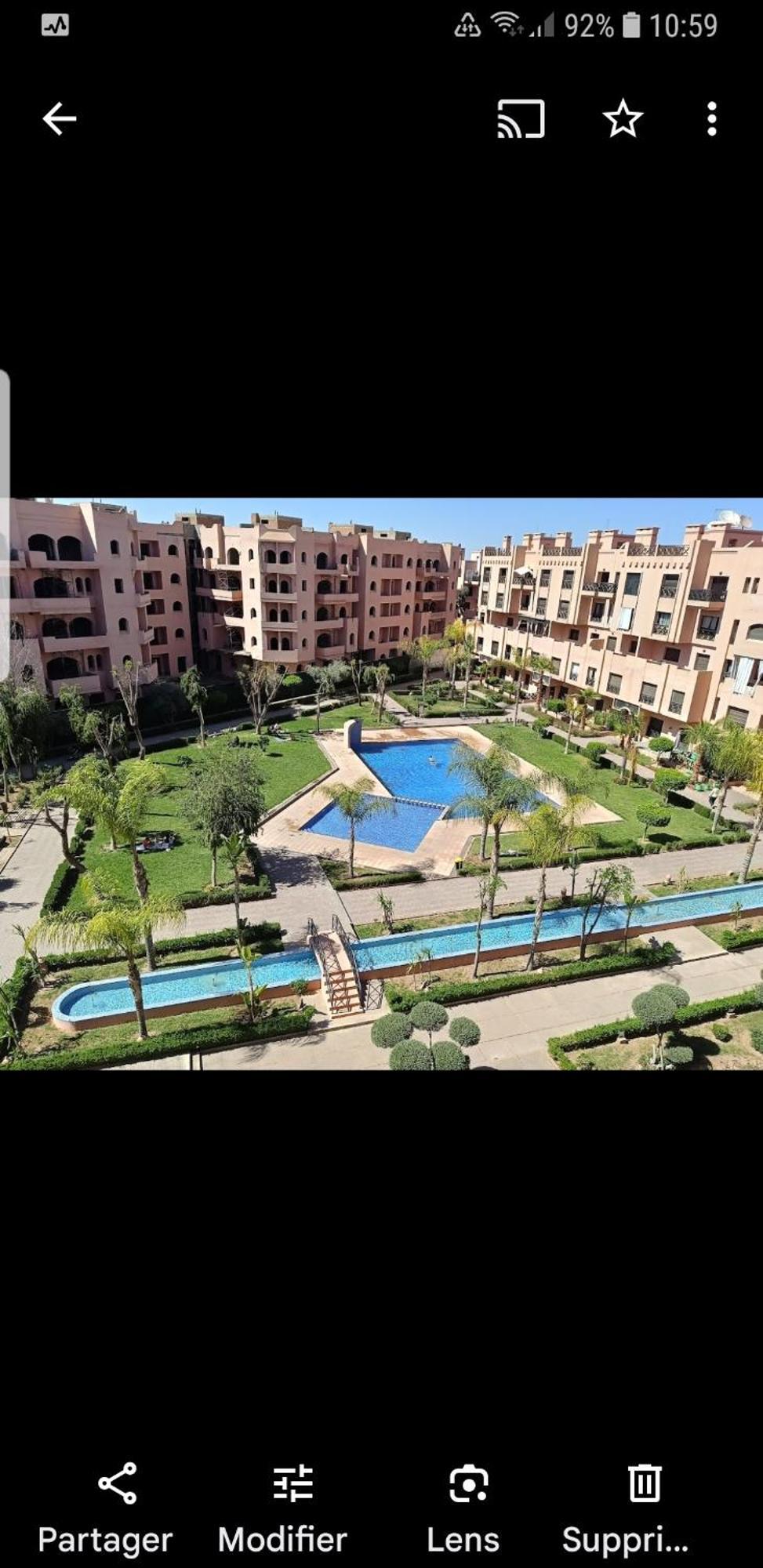 Un Moderne Chic Appartement Vue Sur Piscine Marrakesch Exterior foto
