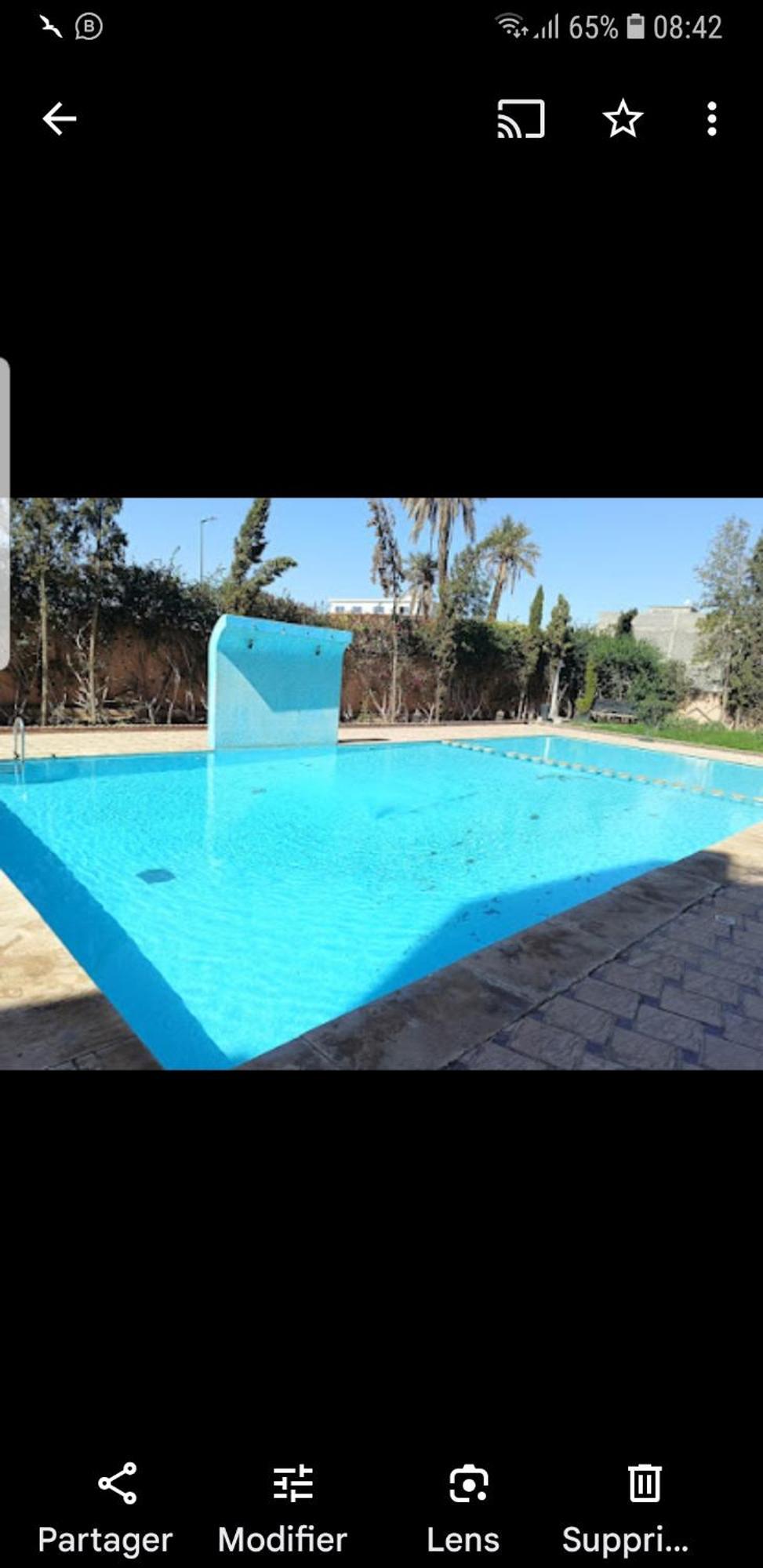 Un Moderne Chic Appartement Vue Sur Piscine Marrakesch Exterior foto